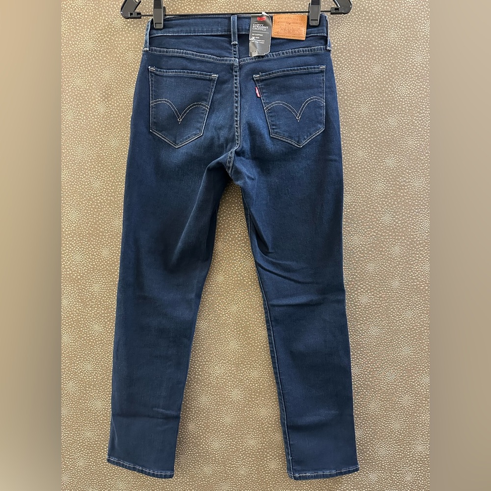🔥🔥🔥NEW LEVI’S Curvy Crop Straight Leg Jeans - Picture 6 of 9